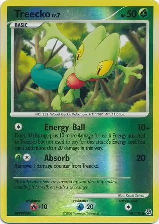 Great Encounters Treecko #90/106 reverse holo